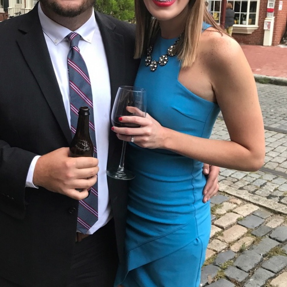 Elizabeth and James dress
